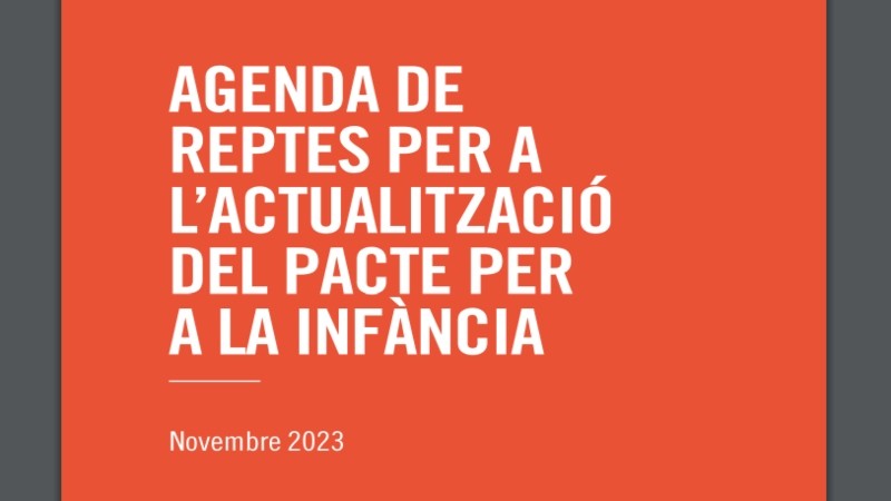 Drets Socials crea una agenda de reptes per millorar el benestar i condicions de vida dels infants i adolescents